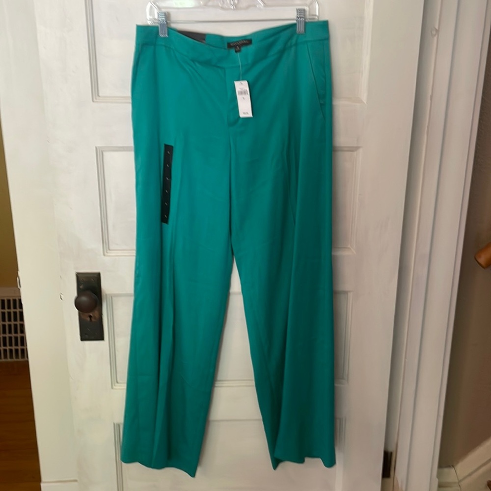 Banana Republic NWT green flowy pants SZ 8